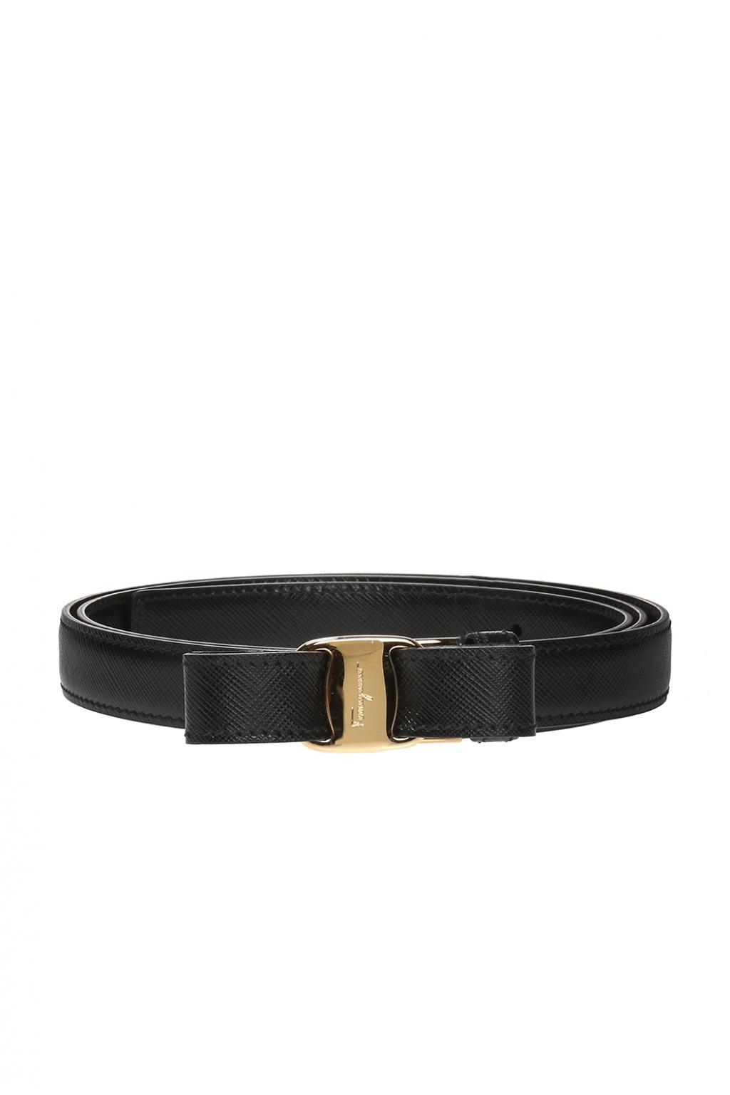 Black 'Vara' Belt FERRAGAMO - Vitkac Canada